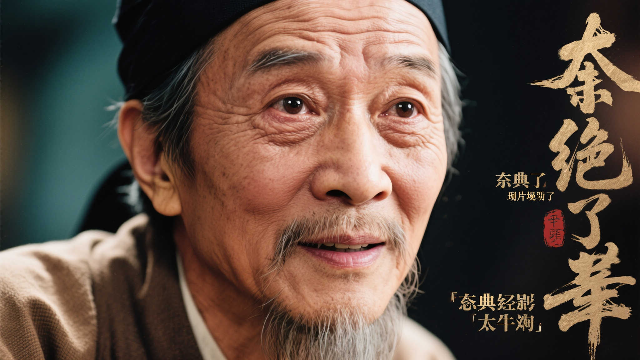 而他的